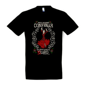 Camiseta la flamenca para hombre de Manojito de Claveles
