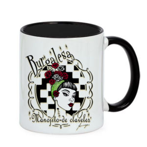 Taza Burgalesa Burgos Manojito de Claveles