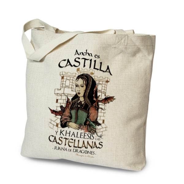 Bolsa tote bag Ancha es Castilla de Manojito de Claveles