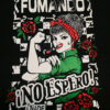 vista total Camiseta Fumadora remake