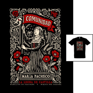 Camiseta MARÍA PACHECO - Leona de Castilla unisex