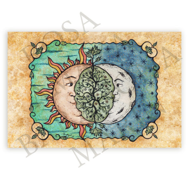 Azulejo · Eclipse Sol y Luna | Amaya Barahona
